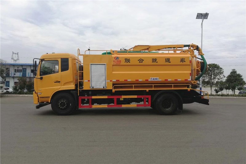 國六東風(fēng)天錦12方聯(lián)合疏通車