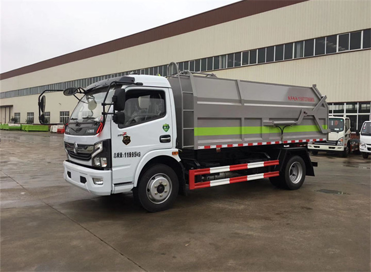 8方東風(fēng)側(cè)掛桶自裝自卸垃圾車