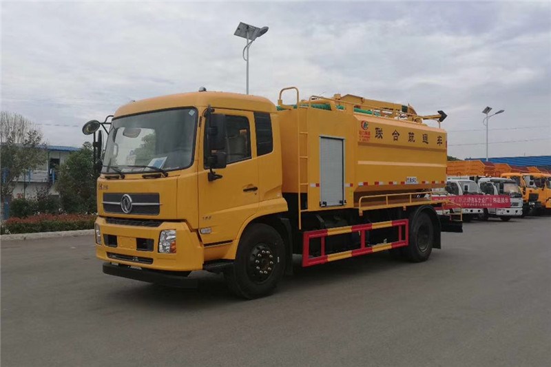 國六東風(fēng)天錦12方聯(lián)合疏通車