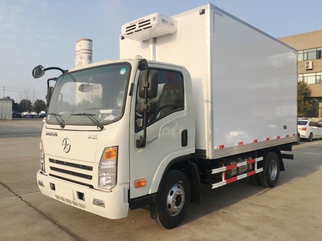 (廂長4.2米)大運(yùn)奧普力冷藏車