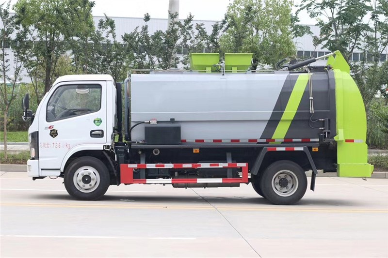 國六小多利卡5方 餐廚垃圾車(方罐)