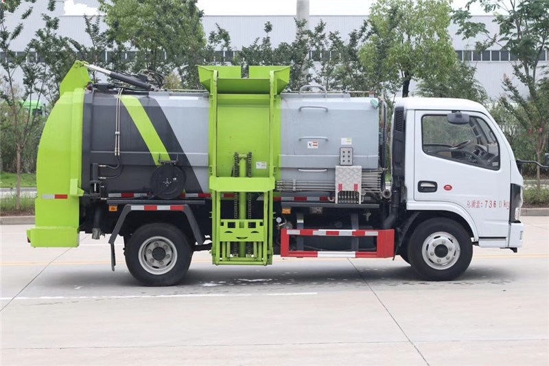 國六小多利卡5方 餐廚垃圾車(方罐)